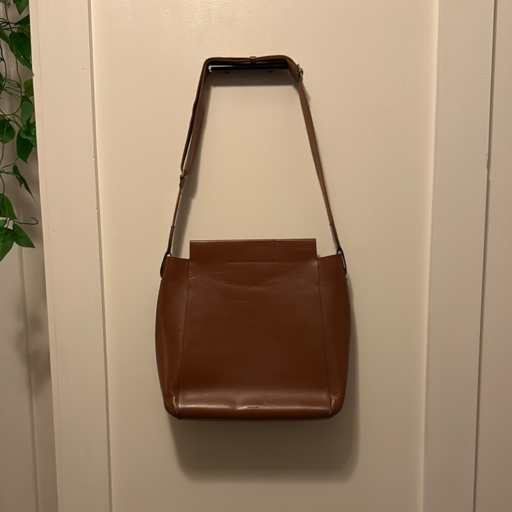 Everlane Brown Leather Laptop Bag